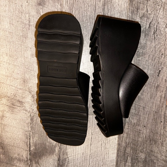 NIB Steve Madden Pepe 30 sz 7 in black leather. - Picture 3 of 10